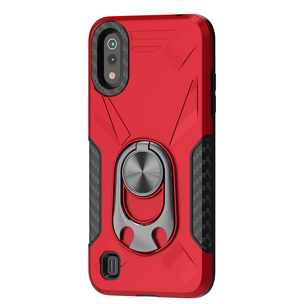 Phone Case with Ring Holder SAMSUNG GALAXY A01 In Red